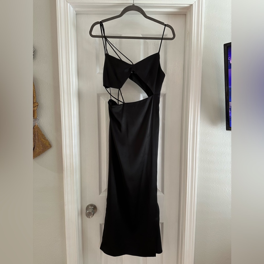 Black Zara maxi dress